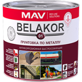 Грунтовка BELAKOR 01 по металлу 1кг красно-кор Беларусь